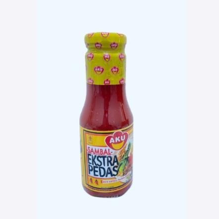 

Sambal Extra Pedas AKU Botol Kemasan 250 ml