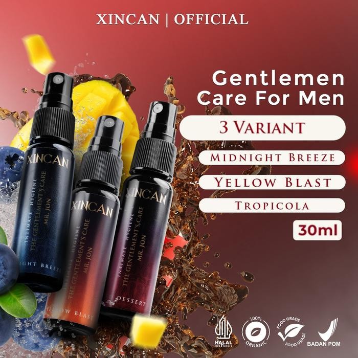 Flash Sale - Xincan Spray Original - Perlindungan Anti Bacterial Untuk Pria - Food Grade - Coolling