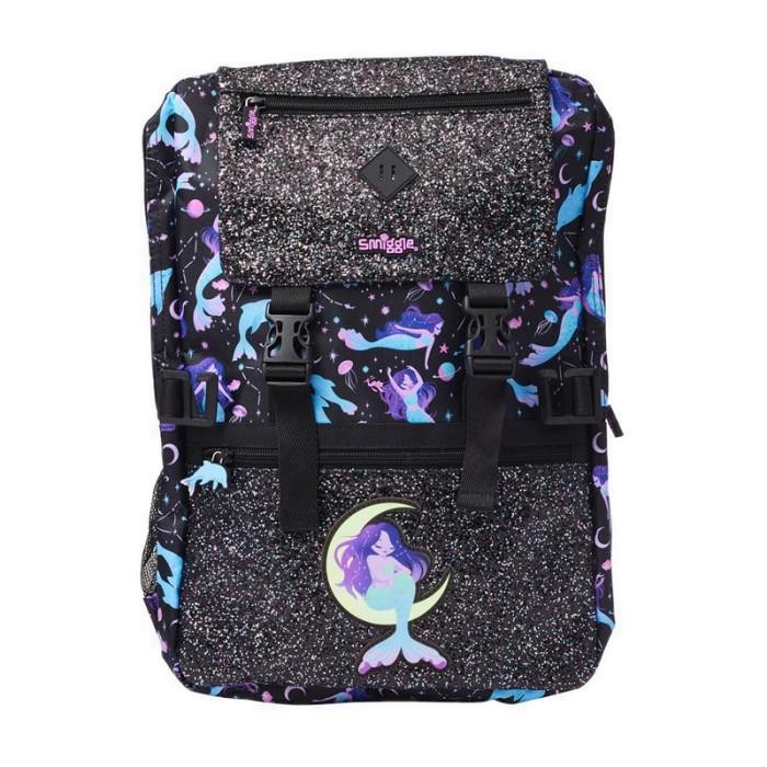 Smiggle Limitless Foldover Mermaid black Tas smiggle original Kode 8