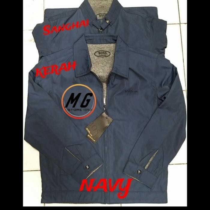 JAKET BOSS CLASSIC IMPORT BOLAK BALIK JUMBO PRIA LAKI LAKI