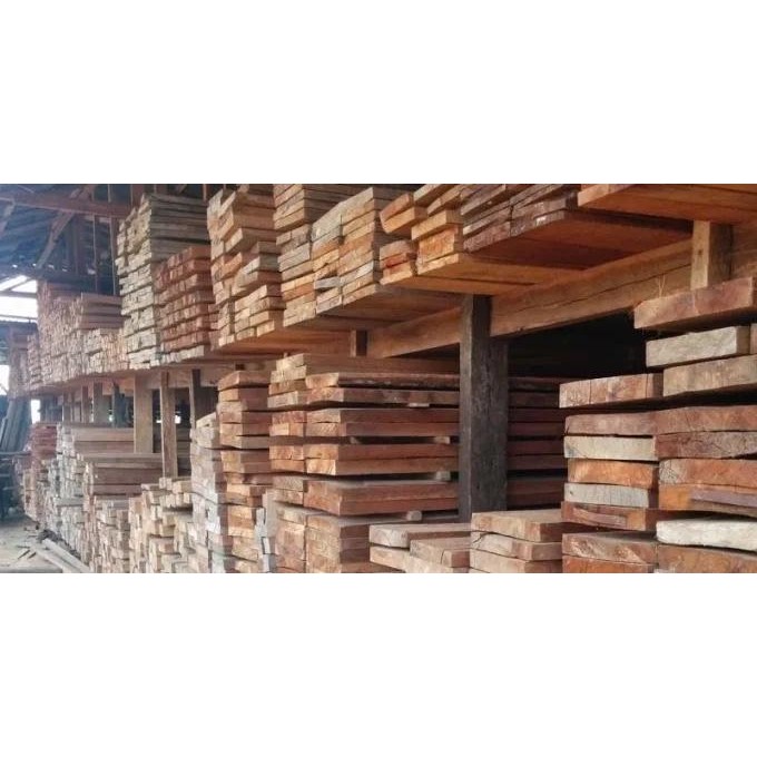 Pilihan- Kayu Kaso Balok Kayu Bangunan & Papan Cor Reng Kayu 4X6 5X7 5X10 6X12