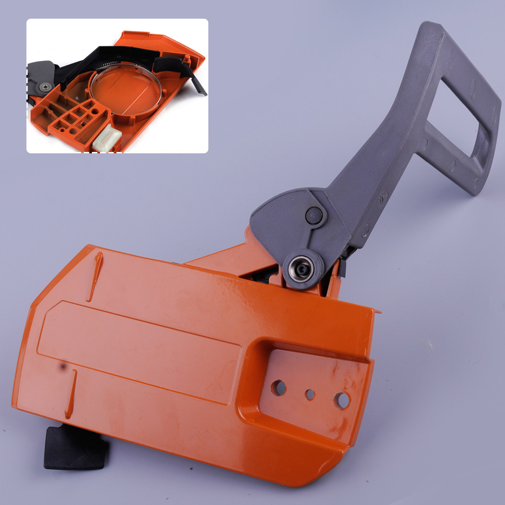 LETAOSK Chain Clutch Side Cover Brake Assy Fit for HUSQVARNA 61 66