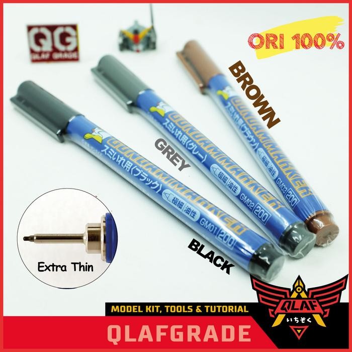 

OJ Gundam marker 3 in 1 GM01 GM02 GM03 - Extra thin Ori Japan
