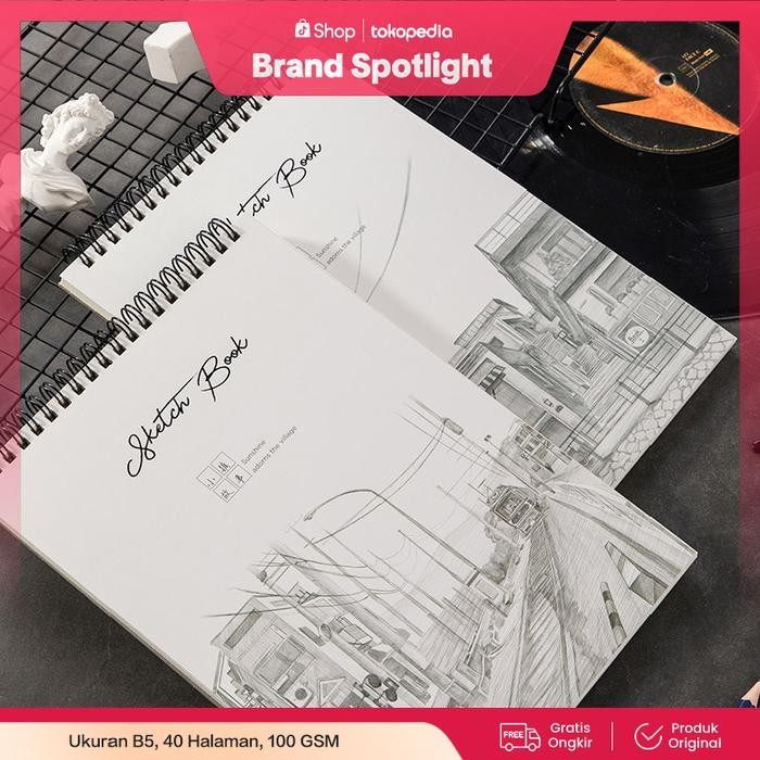 

OJ Deli Buku Gambar B5 Vertikal Jilid Spiral, 40 Halaman, Dapat Dibalik 360 Derajat 73628 paper