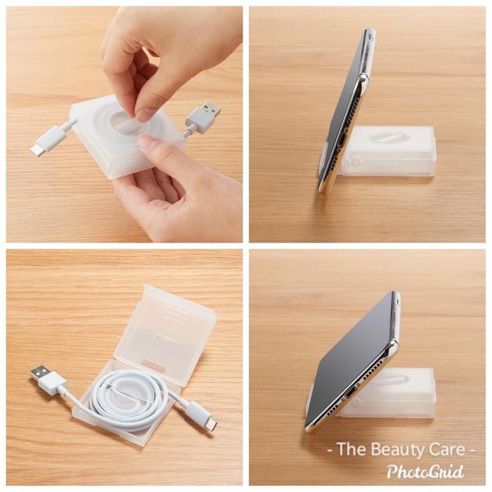 

Muji Japan Cable Storage Polypropylene With Stand Kabel Organizer