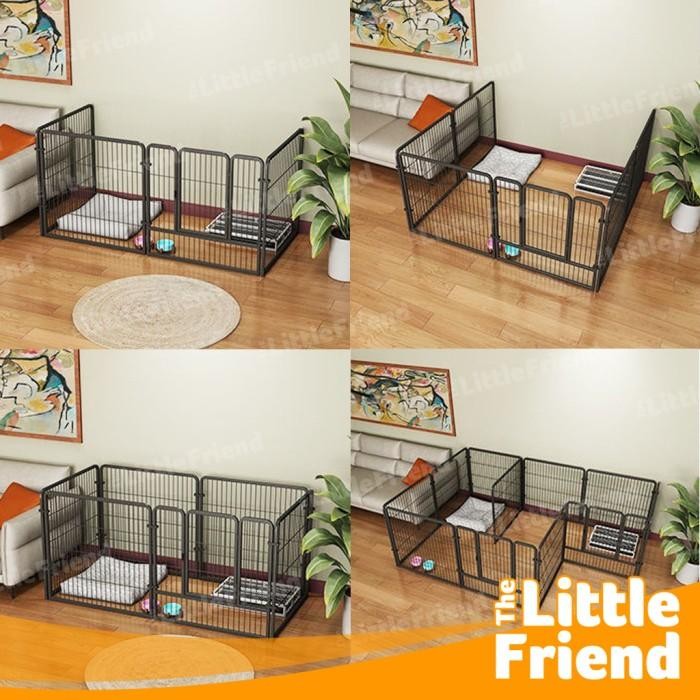 Kandang Pagar Lipat Hewan Anjing Kucing Puppy Kitten Indoor Outdoor
