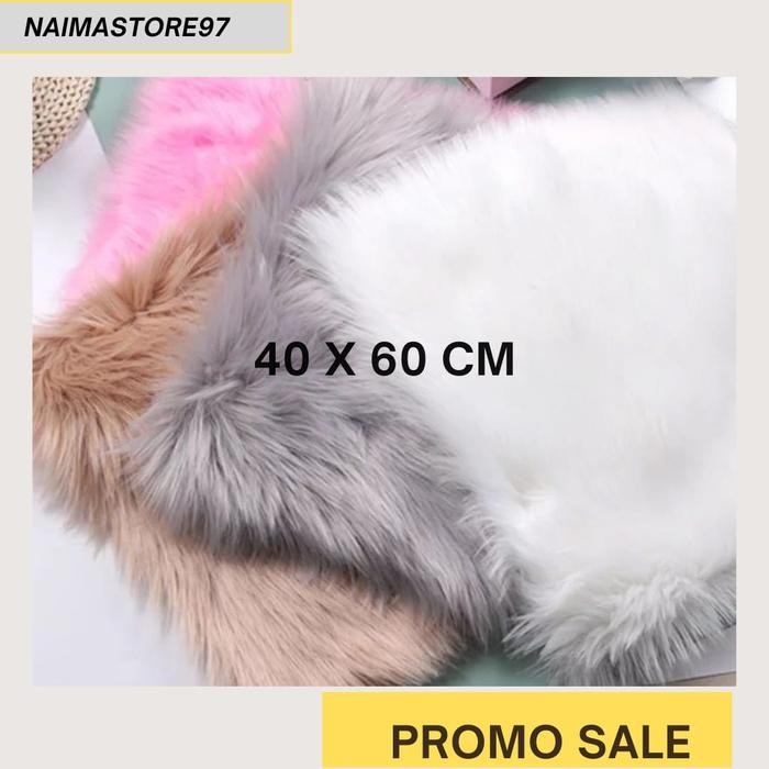 KARPET BULU KOREA 40 X 60 CM, ALAS FOTO BULU, ALAS BAYI LEMBUT, TAPLAK MEJA BULU LEMBUT