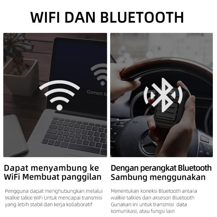Pilihan- [Cod] Ht Motorola Walkie Talkie Zello B7 Jarak Jauh5000Km Mendukung Aplikasi