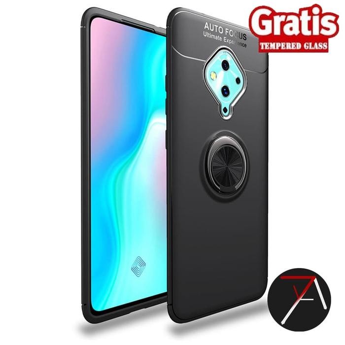 SALE Vivo S1 Pro S1Pro Invisible I Ring iRing Soft Case Tempered Glass