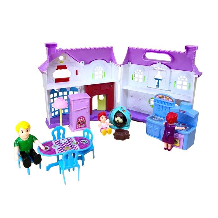 Mainan Rumah Boneka Happy Family House Promo 