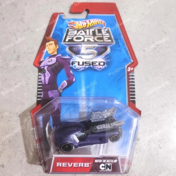 Pilihan- Hot Wheels Hotwheels Reverb Battle Force 5 Fused
