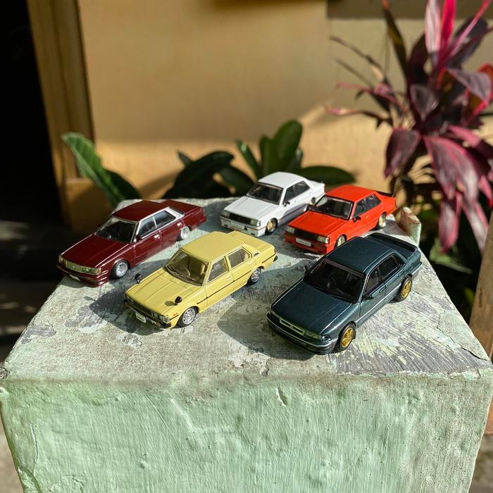 Pilihan- Diecast Miniatur 1/64 Corolla Dx Lancer Sl Toyota Mark 2 Galant