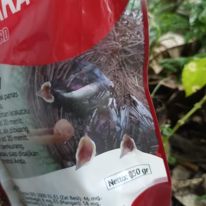 Chocolatoslatoe Pakan Burung Krakatau 150Gr Voer Lolohan Burung Murai Kacer Cendet Prenjak Penuh