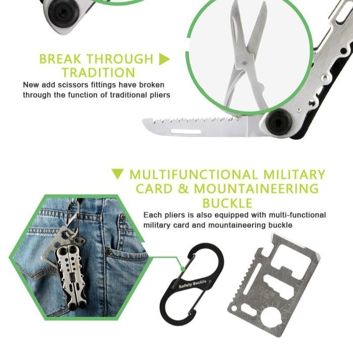 Jakemy Tang Edc Multifungsi 10 In 1 - Jm-Pj1010