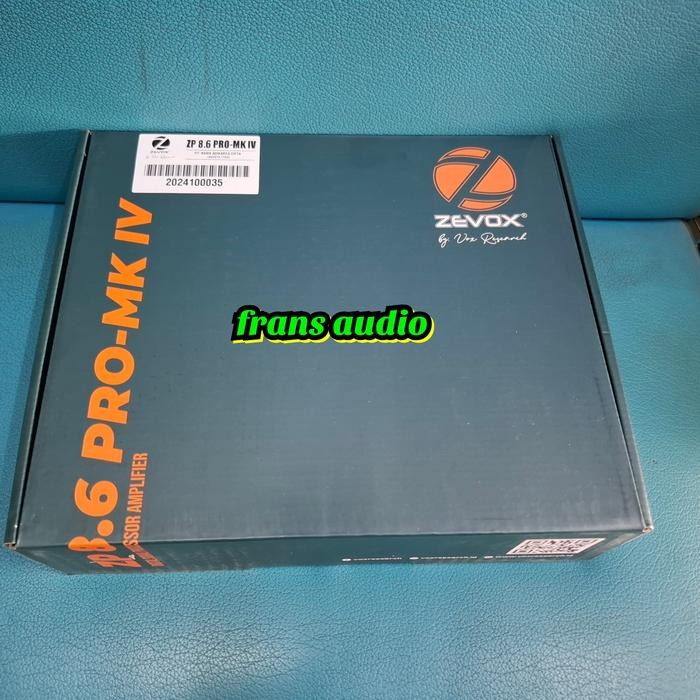 Ready Processor Zevox ZP 8.6 Pro MKIII ZP 8.6 power 80 watt dsp Vox ZP 8.6