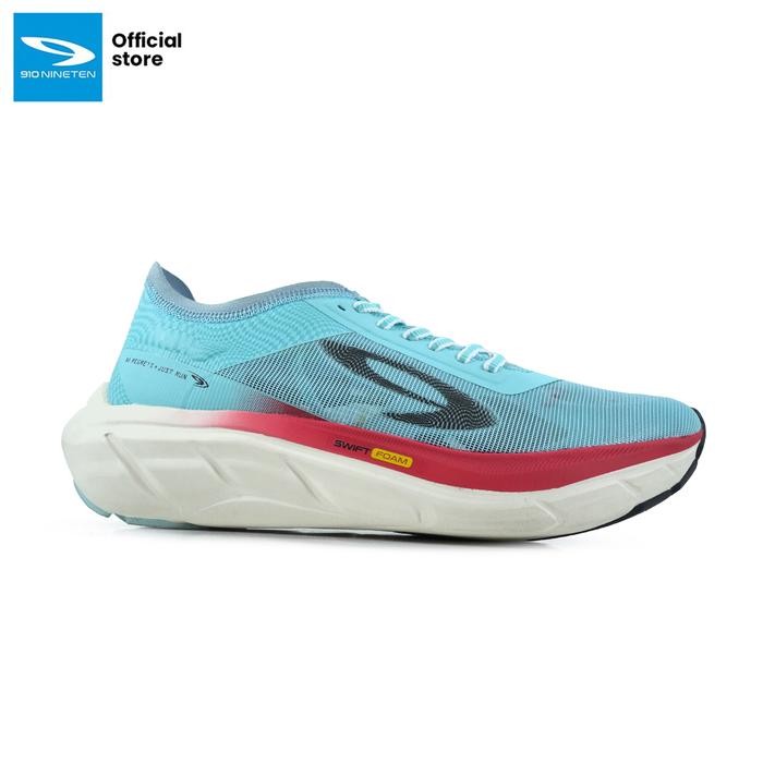 Specs Sport'S - Sepatu Lari Nineteen Geist Ekiden Hyperpulse- Biru Md/Merah/Hitam Running Shoes