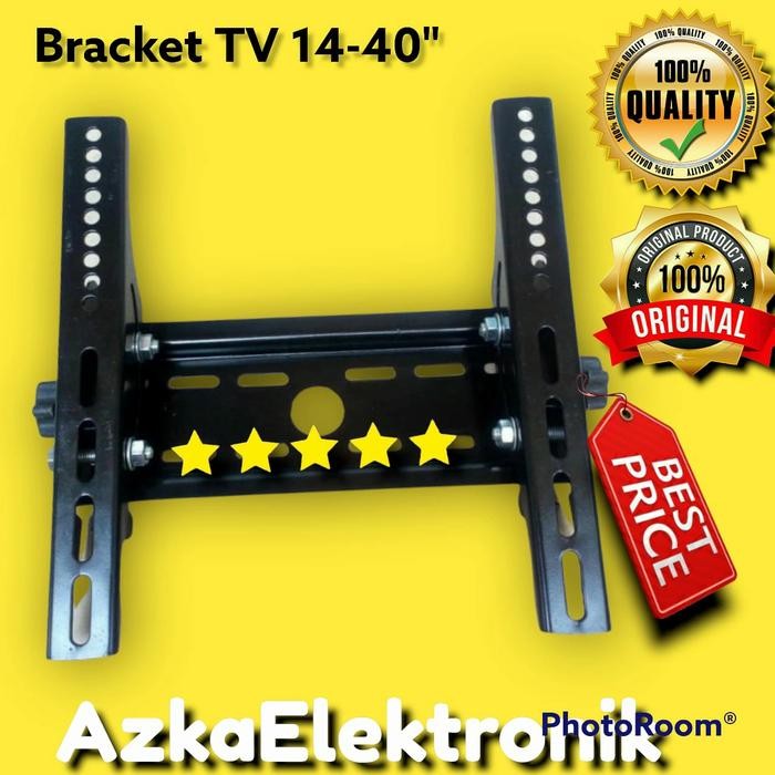 BRG BARU Bracket braket breket TV led 43" inchi vesa 20x20cm