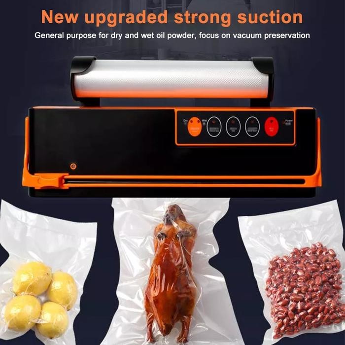 mesin vacuum sealer basah kering frozen food-vakum kemasan multifungsi