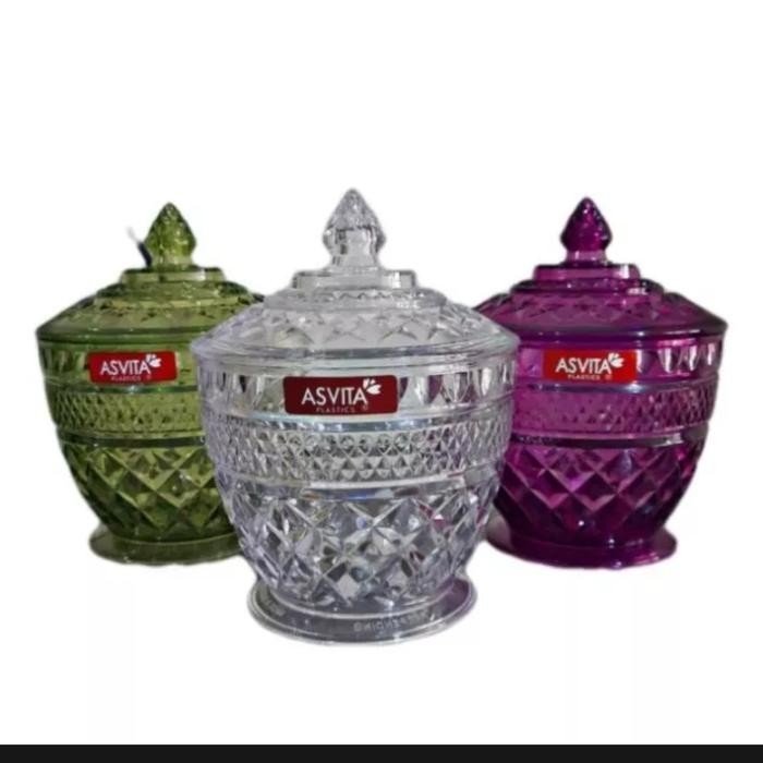 Toples crystal permen/Toples crystal kue kering/toples kristal coklat