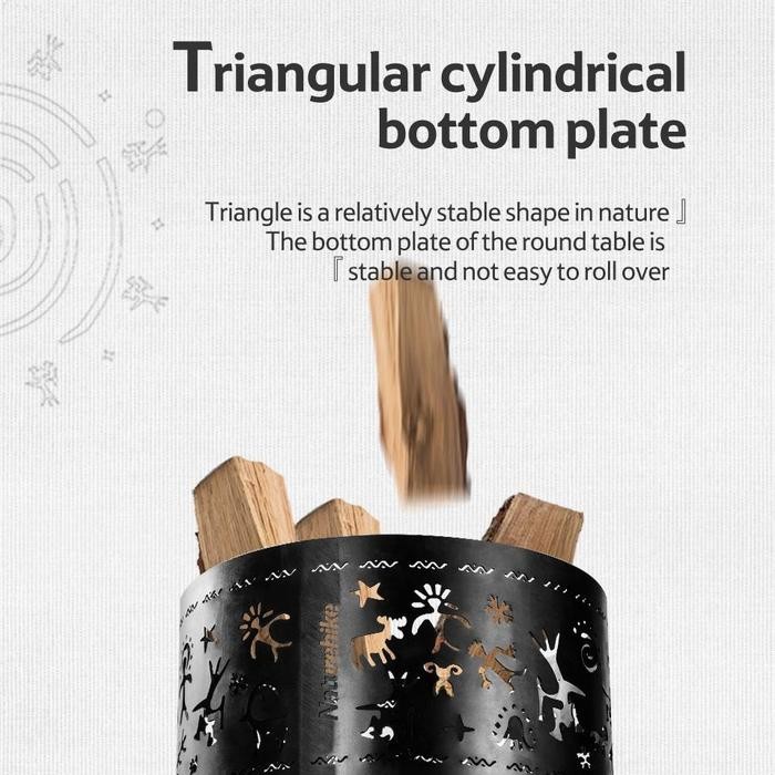 FIRE PIT / GRILL / BBQ TUNGKU KAYU BAKAR CAMPING NATUREHIKE NH21JJ102