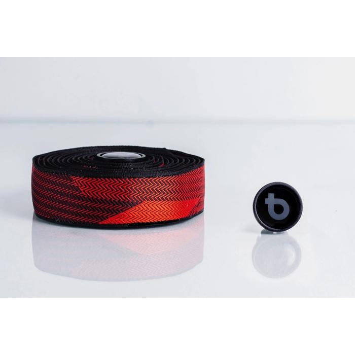 BTP POLY WOVEN BAR TAPE - BLACK/RED