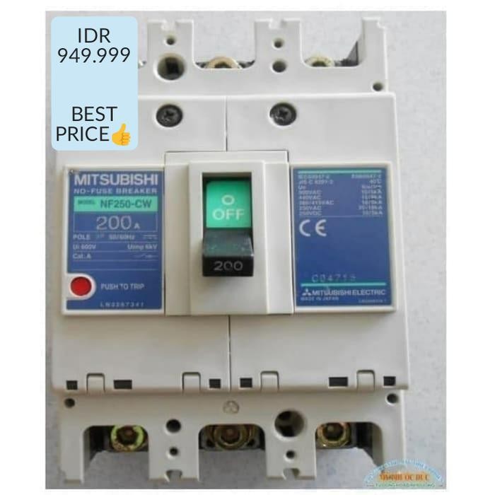PROMO MCCB MITSUBISHI NFB 250CW 3P 250A