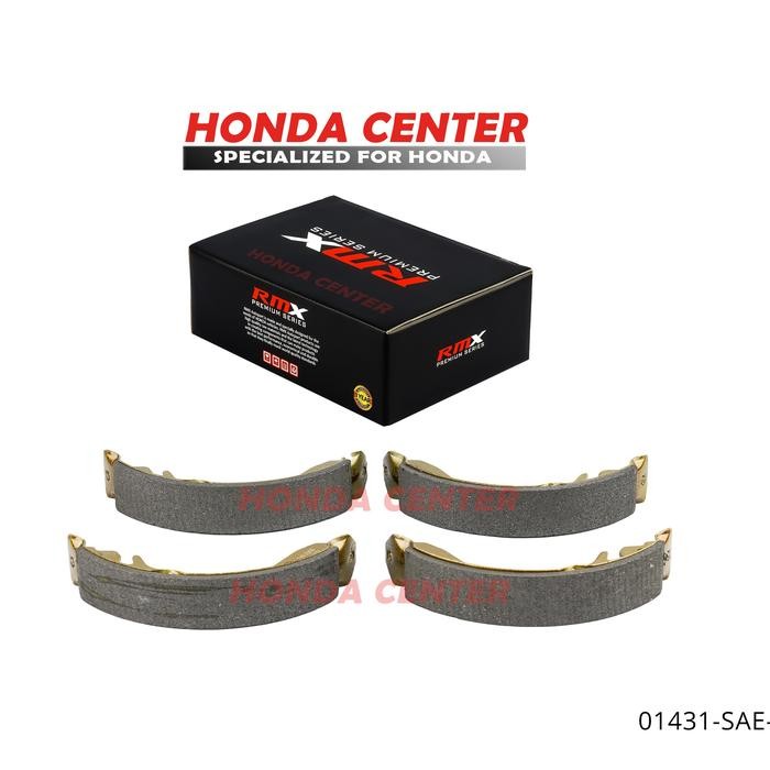 Jual Rmx,Kampas Rem Brake Shoe Sepatu Rem Belakang Honda Jazz Gd3 2004 2005 2006 Tromol Kampas