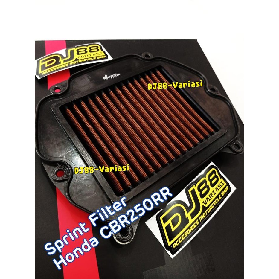 Paling Berkualitas Filter Udara Sprint Filter Cbr250Rr Honda Cbr 250Rr Sf Polyester Ori Terlariss !!