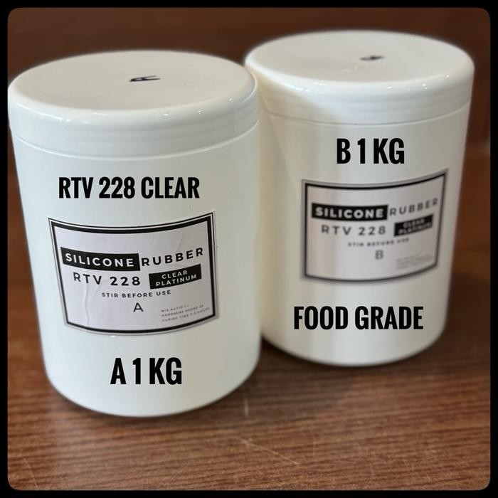 SILICONE RUBBER 228 CLEAR FOOD GRADE 2 KG