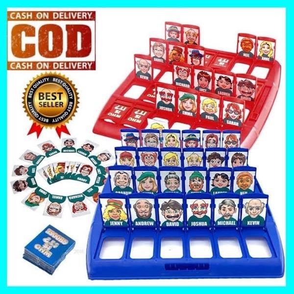 MJ MAINAN ANAK BOARD GAME WHO IS IT / MAINAN ANAK TEBAK TEBAKAN Kartu