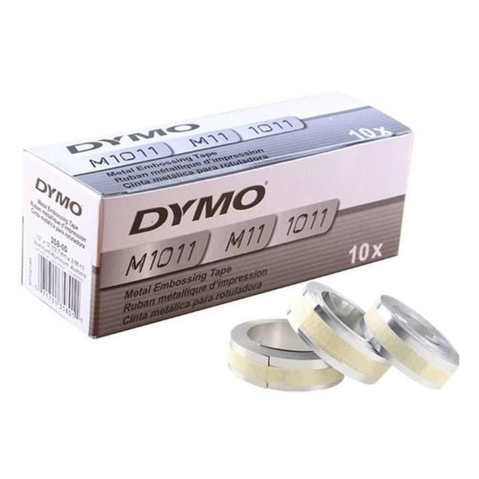CMNO  Pita Dymo Rhino Labeller M1011 1011 M11 Aluminum Tape, Per Biji