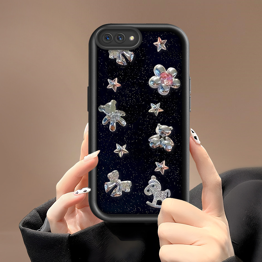 Casing Hp Untuk OPPO A3S A12E Phone Case Silikon Softcase Mode Soft Cassing Cover Kesing Pria Cesing