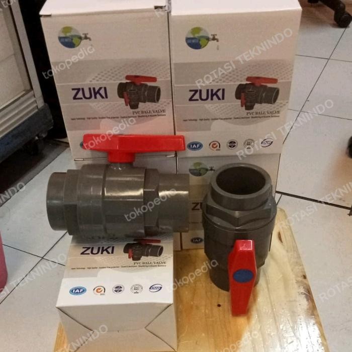 Bagus Stop Kran Ball Valve Pvc 4" Inch / Kran Air Terlariss 