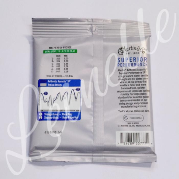 MA170 Martin&Co. Acoustic Guitar Strings Senar Gitar Akustik