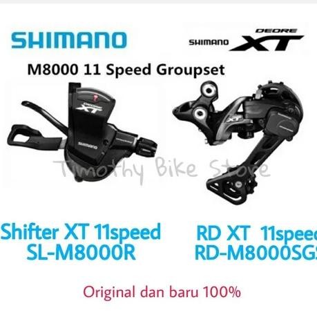 PAKET SHIMANO SHIFTER DAN RD XT 11 SPEED