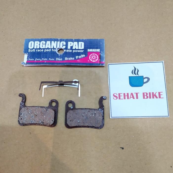 BRAKE PAD KANVAS REM SEPEDA BARADINE ORGANIC SHIMANO XTR M 965 966 XT