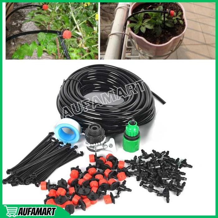 Penyiram Tanaman Otomatis Kebun dan Taman Peralatan Set Selang Irigasi