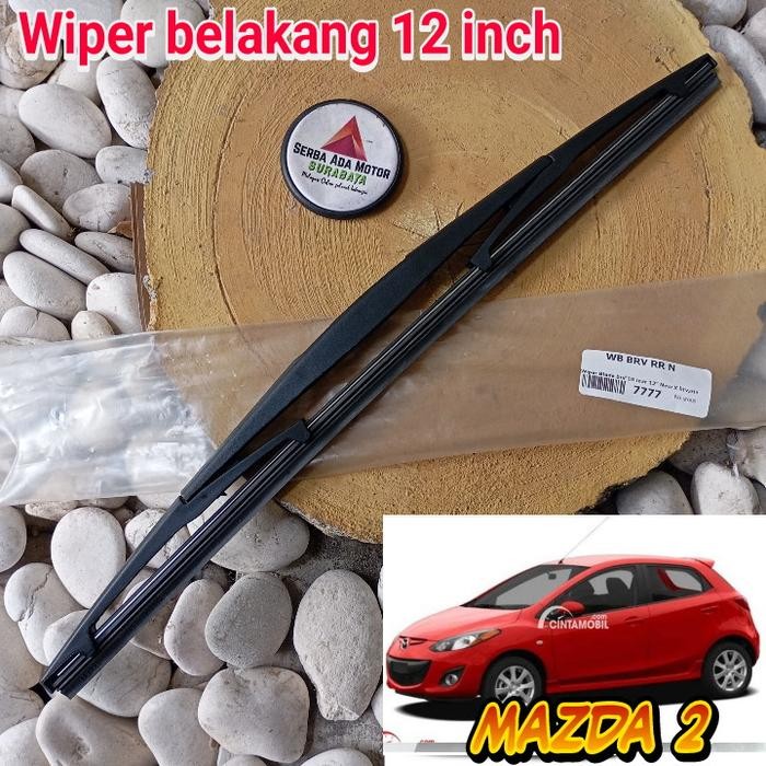 WIPER BELAKANG MAZDA 2 LAMA WIPER BELAKANG MAZDA 2 2007-2014 12 INCH