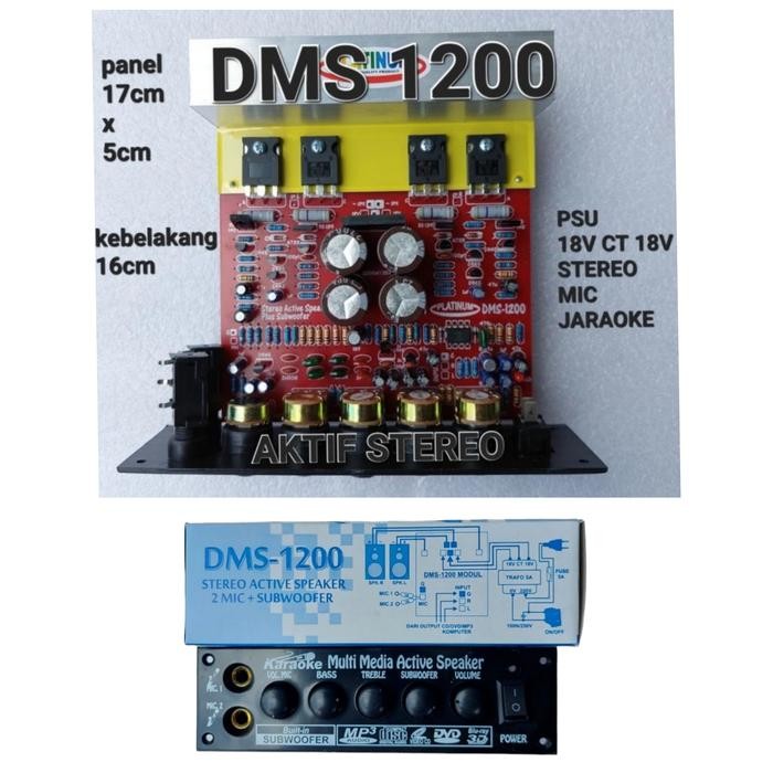 KIT PCB AKTIF AKTIVE AMPLIFIER ECHO MIC SUBWOOFER KARAOKE SUBW STEREO
