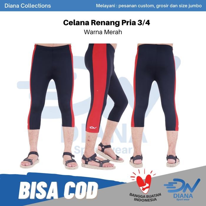 Celana Renang Dewasa Celana Renang Dewasa 3/4 Celana Renang Pria Muslim Celana Renang Pria Dewasa