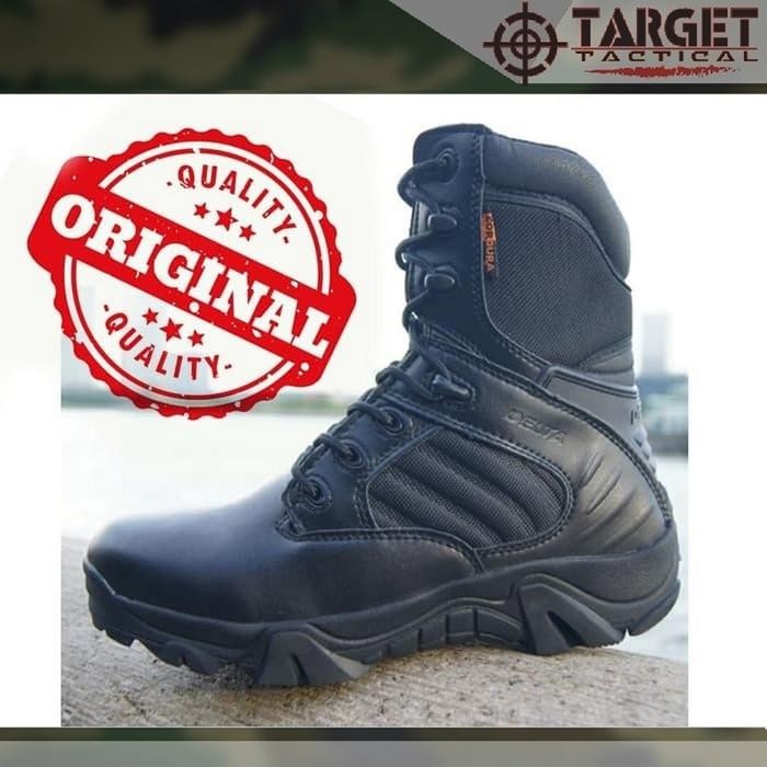 Sepatu Tactical Delta Hiking 8 Inch Import USA ORIGINAL - Hitam