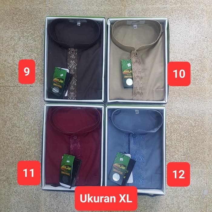 Baju Koko Atlas Lengan Panjang Original Ukuran Xl