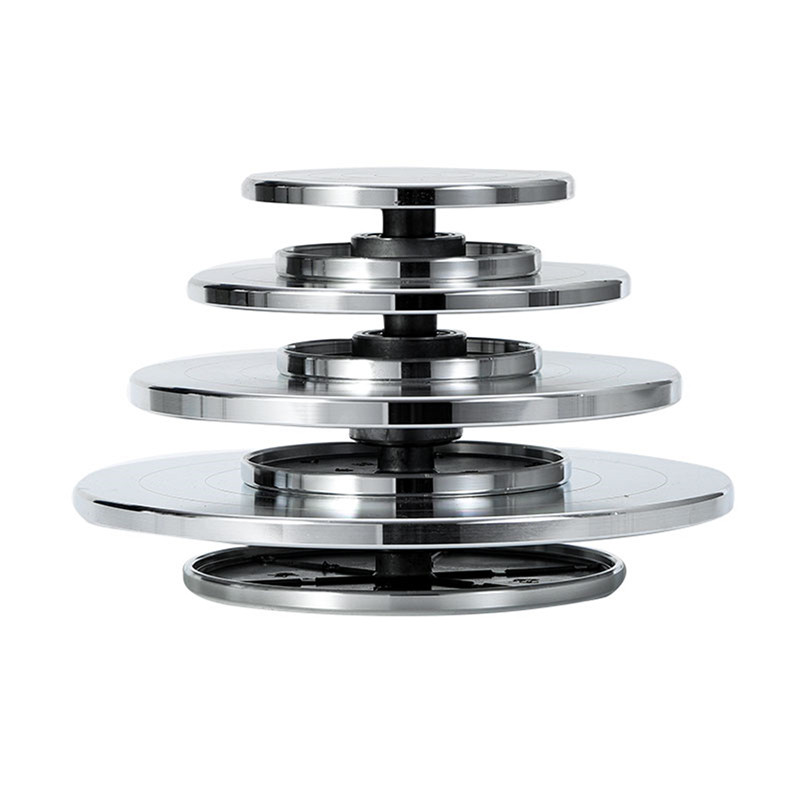 Double Side Sculpture Turntable Clay Sculpture Handmade Model Turntable Flower Mounting Turntable Ca