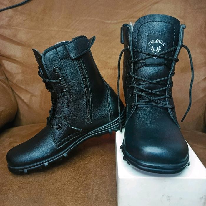 SEPATU PDL ANAK DOP POLISI KIDS + FREE KAOS KAKI