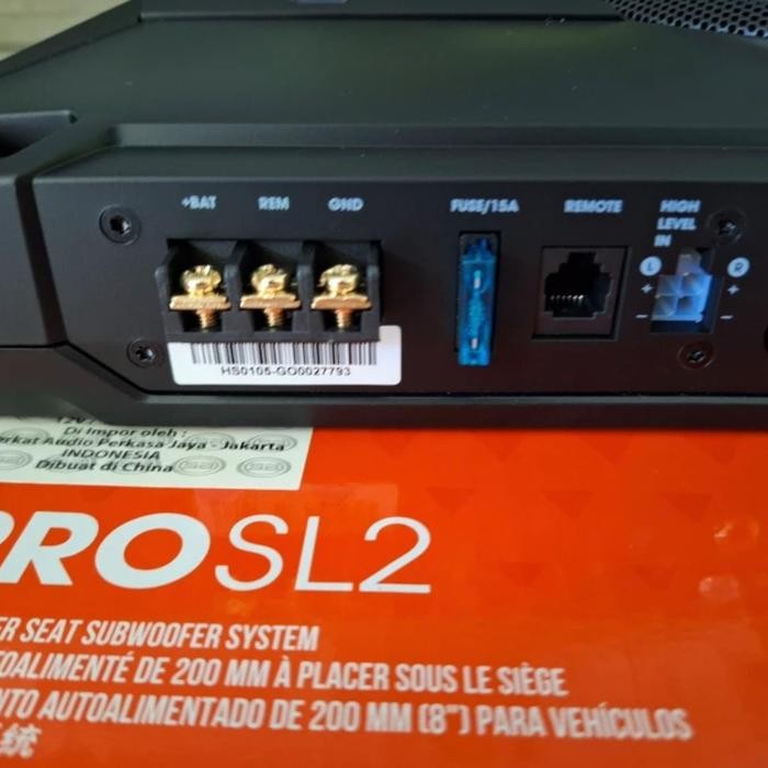 JBL Basspro SL2 - Subwoofer Aktif Slim Kolong jok JBL 8 inch - Bass Pro SL JBL