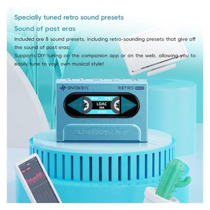 Fiio Snowsky Retro Nano Bluetooth DAC and Headphone Amplifier / DAC AMP Original