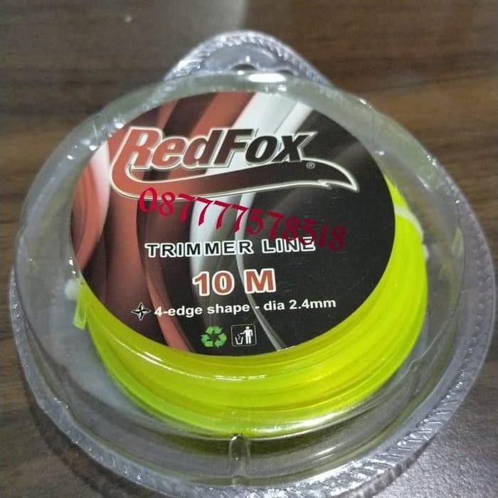 Nylon Redfox 10 Meter. Senar Mesin Potong Rumput Gendong