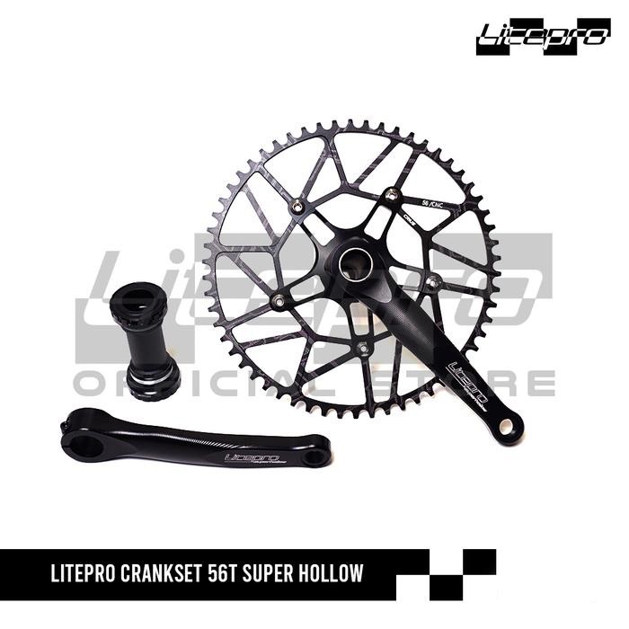 LITEPRO CRANKSET 56T SUPER HOLLOW