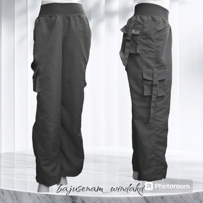 gtSport- Celana Senam Cargo Gesper/Celana Senam Cargo Olahraga