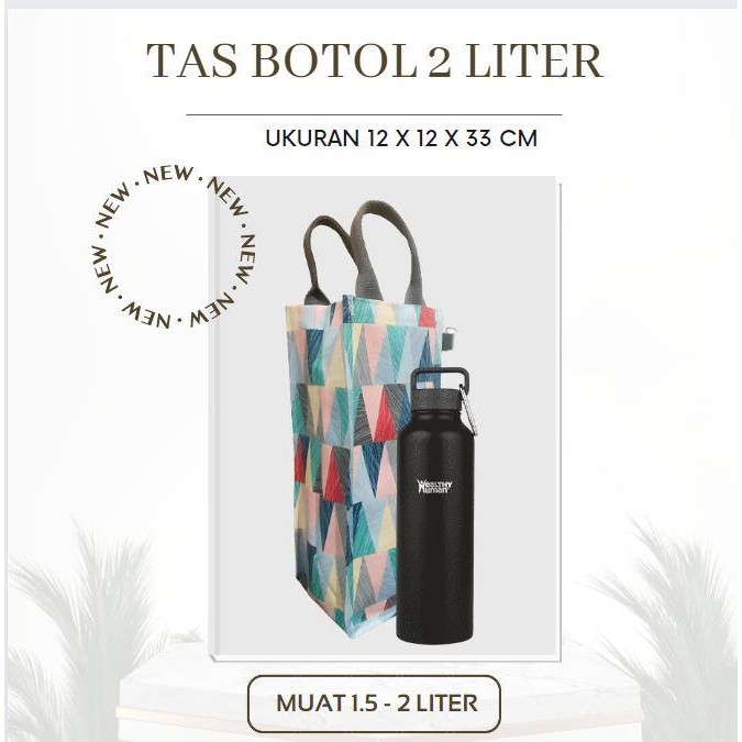 BelanjaHemARt- Tas Botol Minum Tas Botol 2 Liter Tas Botol Air Minum